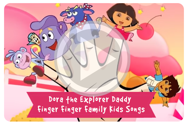 Dora the Explorer Daddy Finger Finger Family Kids Songs