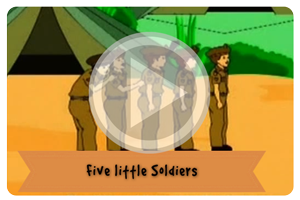 Five little soldiers