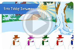Five Tubby Snowmen