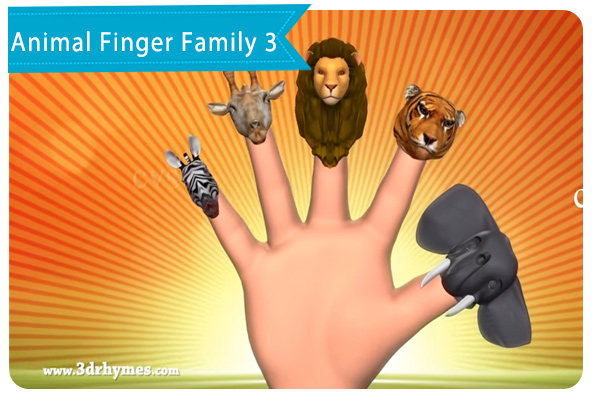  Animal Finger Family 3 