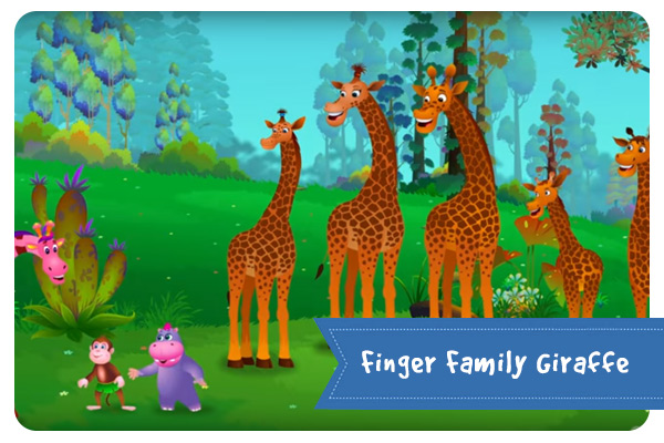 Finger Family Giraffe