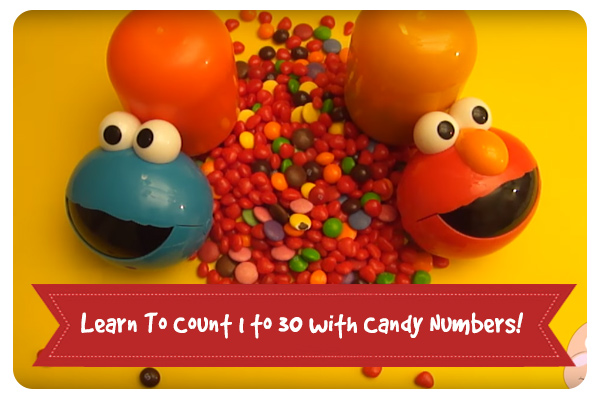 Learn To Count 1 to 30 with Candy Numbers! 