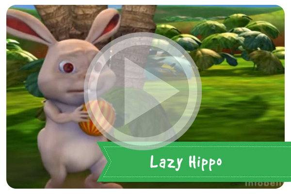 Moral Stories for Kids - Lazy Hippo