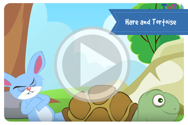 Hare and Tortoise Story in English