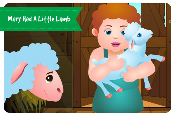 Mary Had A Little Lamb Nursery Rhyme With Lyrics