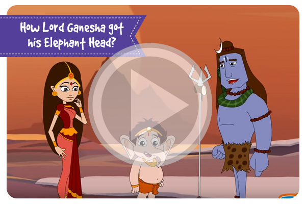 How Lord Ganesha got his Elephant Head?