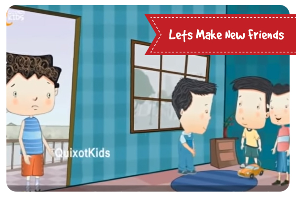Lets Make New Friends - Animated Short Stories For Kids In English