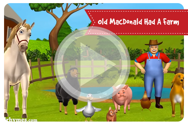 Old MacDonald Had A Farm - 3D Animation English Nursery Rhymes
