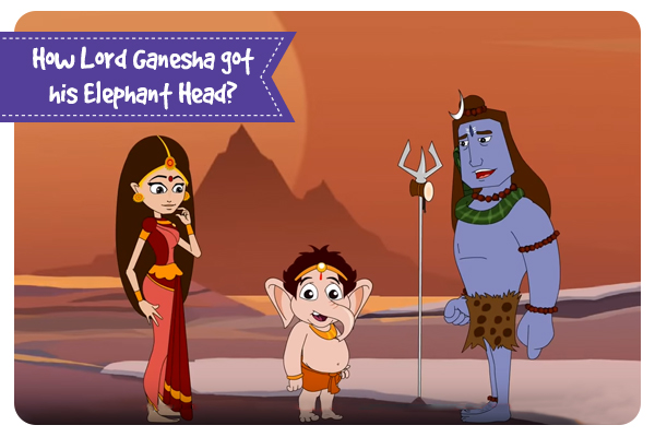 How Lord Ganesha got his Elephant Head