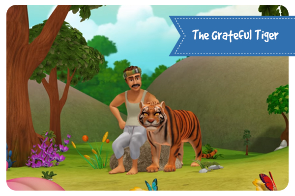 The Grateful Tiger | Moral Stories