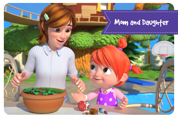 Mom and Daughter Song | CoCoMelon Nursery Rhymes & Kids Songs