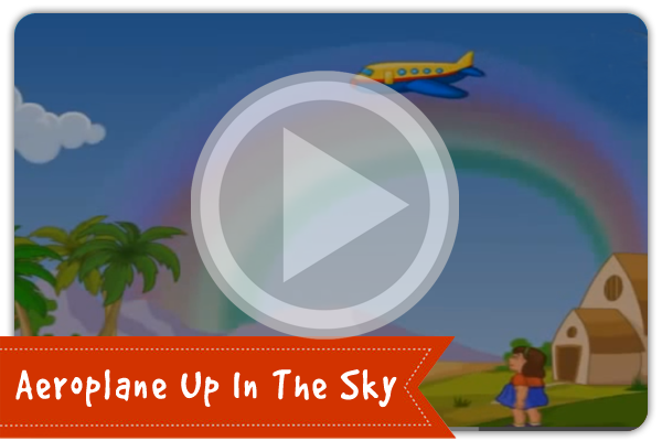 Aeroplane up in the sky
