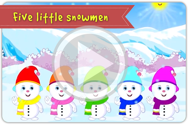 five little snowmen