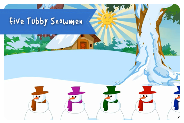 Five Tubby Snowmen