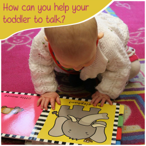 How can you help your toddler to talk?