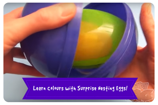 Learn Colours with Surprise Nesting Eggs!