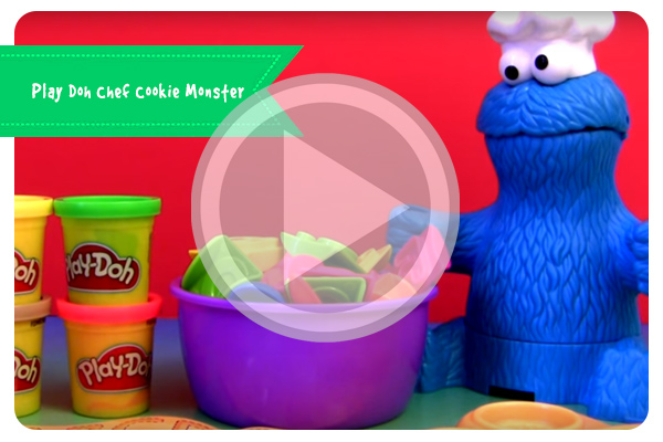 Play Doh Chef Cookie Monster Letter Lunch Learn the ABC Alphabet With Cookie Monster Play Dough