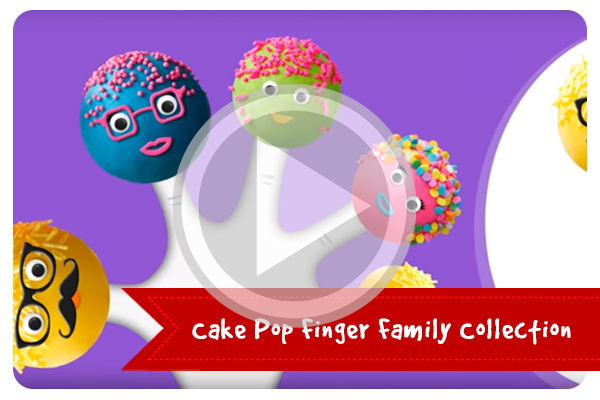 Cake Pop Finger Family Collection