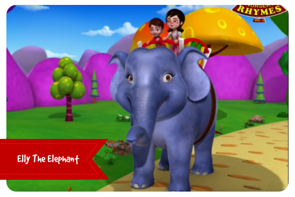  Elly The Elephant Nursery Rhymes for Children 