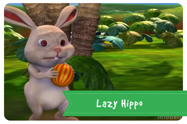 Moral Stories for Kids - Lazy Hippo