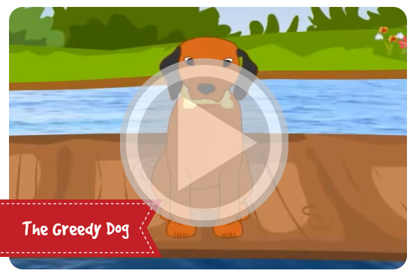 The Greedy Dog | English Nursery Story