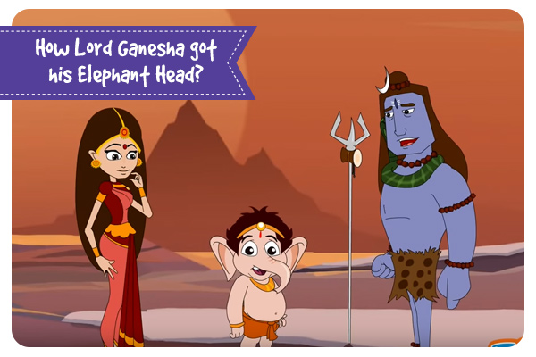 How Lord Ganesha got his Elephant Head?  