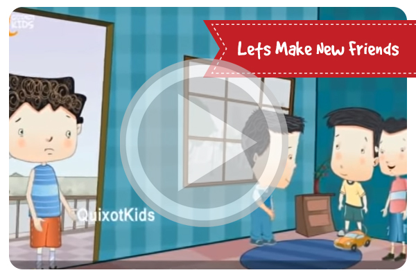 Lets Make New Friends - Animated Short Stories For Kids In English