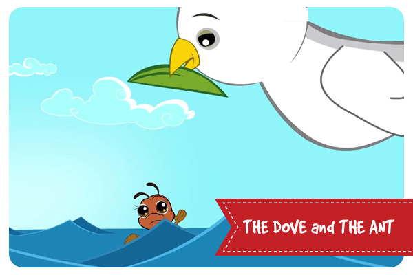 THE DOVE and THE ANT Story | Kids Short Story
