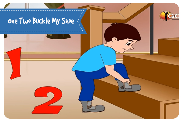 One Two Buckle My Shoe Nursery Rhyme with Lyrics