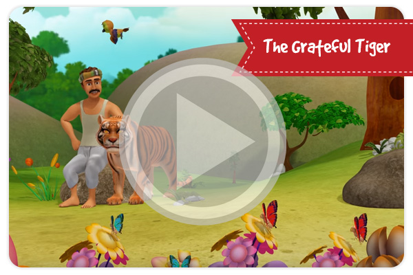 The Grateful Tiger | Moral Stories for Kids in English