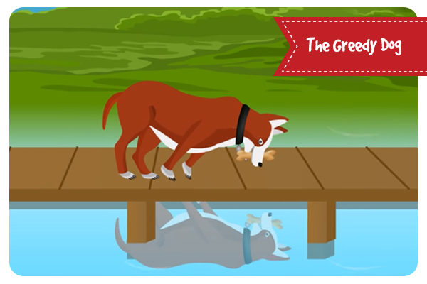 the-greedy-dog-moral-story-in-english