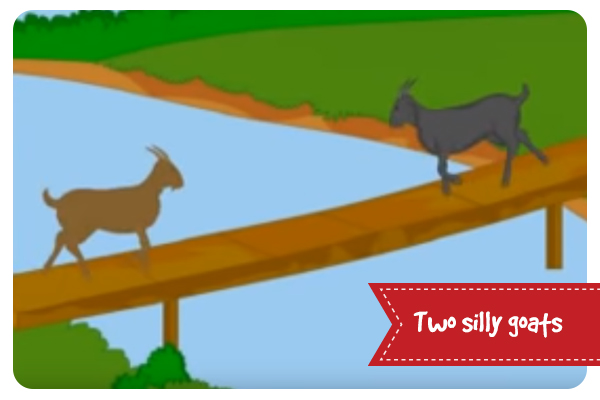 Two silly goats - A short story for kids