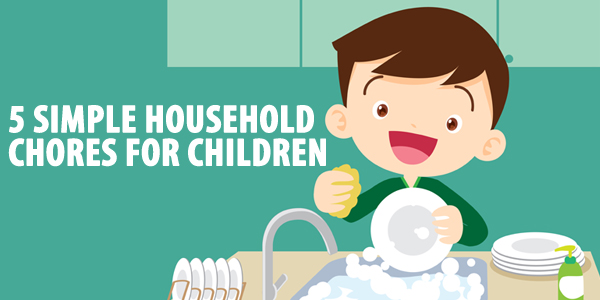 5 Simple Household Chores for Children (