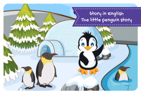 story in English l Moral story l The little penguin story short story for kids l English learning