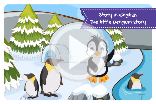 story in English l Moral story l The little penguin story short story for kids l English learning